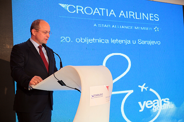 Za 20 Godina Croatia Airlines Prevezao Više Od 887.000 Putnika Na Relaciji Zagreb-Sarajevo