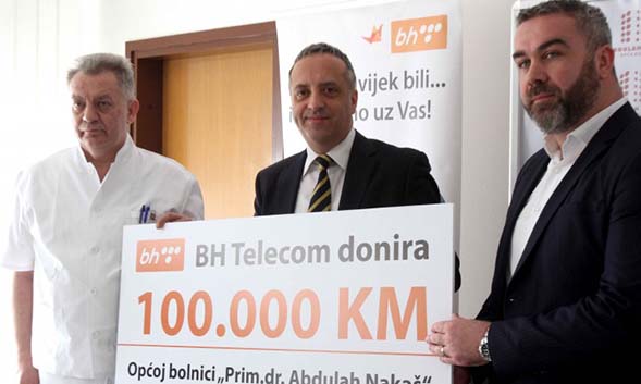 BH Telecom Finansira Kupovinu Suvremenog Respiratora Za Opću Bolnicu