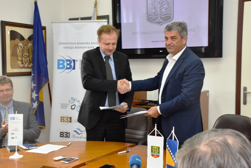 Potpisan Ugovor O Poslovnoj Saradnji Općine Centar I BBI Banke