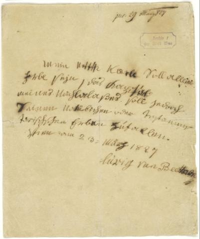 Beethovenova Pisma Dostupna Online U Beču