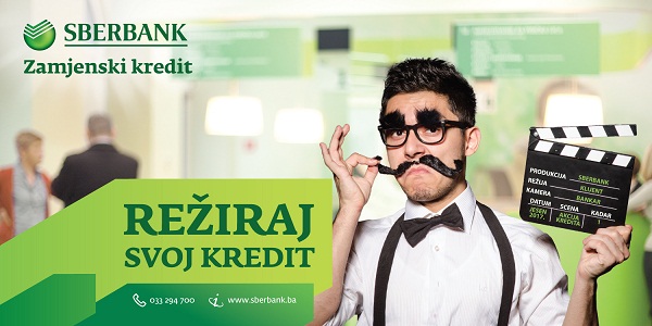Nova Akcija Kredita Sberbank BH: „Režiraj Svoj Kredit“