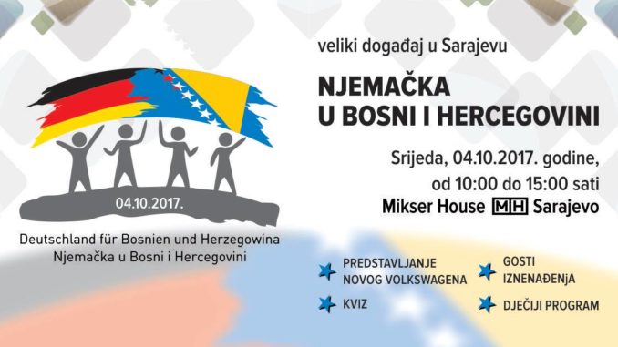 Događaj „Njemačka U Bosni I Hercegovini“ 4. Oktobra U Sarajevu