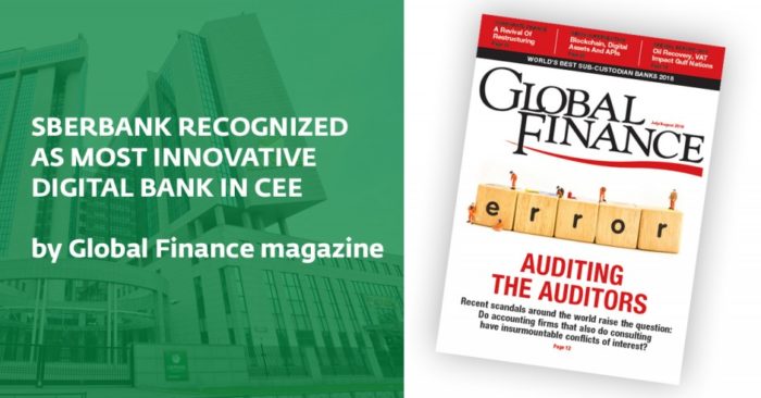 Global Finance: Sberbank Najinovativnija Digitalna Banka U CEE