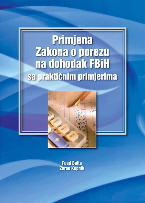 primjena zakona o porezu na dohodak fbih knjiga